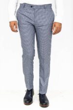 Houndstooth-Patterned-Blue-Men-Pants-Wessi-2