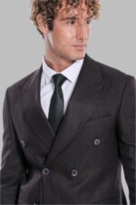 Houndstooth-Patterned-Burgundy-Men-Double-Breasted-Blazer-Wessi-1