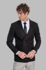 Houndstooth-Patterned-Burgundy-Men-Double-Breasted-Blazer-Wessi-3