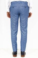 Houndstooth-Patterned-Indigo-Blue-Men-Pants-Wessi-4