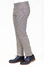 Houndstooth-Patterned-Light-Brown-Men-Pants-Wessi-3