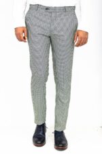 Houndstooth-Patterned-Light-Green-Men-Pants-Wessi-2