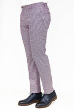 Houndstooth-Patterned-Light-Purple-Men-Pants-Wessi-3
