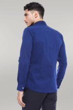Indigo-Blue-Slim-Fit-Mens-Shirt-Wessi-3