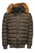 Khaki-Fur-Hooded-Mens-Puffer-Coat-Wessi-5