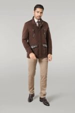 Leather-Modeled-Brown-Slim-Fit-Quilted-Jacket-Wessi-1