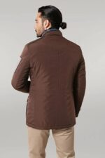 Leather-Modeled-Brown-Slim-Fit-Quilted-Jacket-Wessi-2