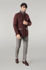 Leather-Modeled-Burgundy-Slim-Fit-Quilted-Jacket-Wessi-1