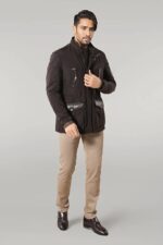 Leather-Modeled-Dark-Brown-Slim-Fit-Quilted-Jacket-Wessi-2