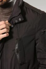 Leather-Modeled-Dark-Brown-Slim-Fit-Quilted-Jacket-Wessi-5