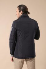Leather-Modeled-Navy-Blue-Slim-Fit-Quilted-Jacket-Wessi-2
