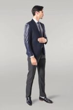 Leathered-Sleeve-Quilted-Navy-Blue-Cache-Blazer-Wessi-2