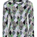 Leopard Pattern Long Sleeves Multicolor Men Shirt - Wessi