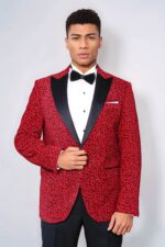 Leopard-Pattern-Slim-Fit-Peak-Lapel-Burgundy-Men-Tuxedo-Party-Blazer-3
