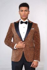 Leopard-Pattern-Slim-Fit-Peak-Lapel-Yellow-Men-Tuxedo-Party-Blazer-3