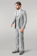 Light-Green-Checked-Mens-Suit-Wessi-1