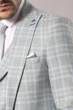 Light-Green-Checked-Mens-Suit-Wessi-2