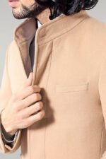 Mandarin-Collar-Beige-Mens-Long-Mens-Coat-Wessi-2