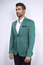 Modeled-Cotton-Green-Blazer-Wessi-2