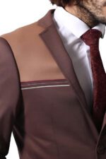 Modeled-Slim-Fit-Brown-Blazer-Wessi-1