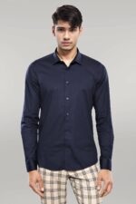 Navy Blue Men's Shirt