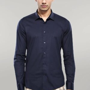 Navy Blue Men's Shirt | Wessi