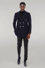 Navy-Blue-Metal-Buttoned-Double-Breasted-Long-Coat-Wessi-1