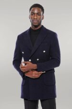 Navy-Blue-Metal-Buttoned-Double-Breasted-Long-Coat-Wessi-3