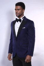 Navy-Blue-Patterned-Party-Blazer-Wessi-2