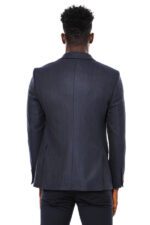 Navy-Blue-Patterned-Slim-Fit-Blazer-Wessi-3