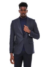 Navy-Blue-Patterned-Slim-Fit-Blazer-Wessi-5