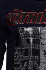 Navy-Blue-Patterned-Slim-Fit-Sweatshirt-Wessi-1