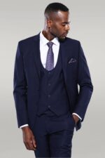 Navy-Blue-Plain-3-Piece-Suit-with-Vest-Wessi-4