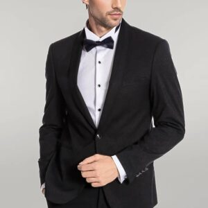 Navy Blue Shawl Lapel Tuxedo | Wessi
