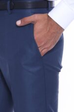 Navy-Blue-Slim-Fit-Plain-Men-Pants-Wessi-1