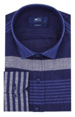 Navy-Blue-Striped-Patterned-Shirt-Wessi-4