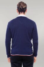 Navy-Blue-V-Neck-Slim-Fit-Men-Sweater-Wessi-3