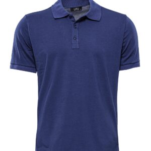 Navy blue Polo Collar T-shirt - Wessi