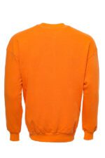 Orange-Circle-Neck-Cat-Printed-Sweatshirt-Wessi-2