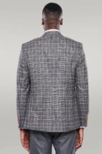 Orange-Vested-Checked-Grey-Men-Suit-Wessi-4