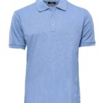 Oxford Polo Collar Blue T-shirt - Wessi
