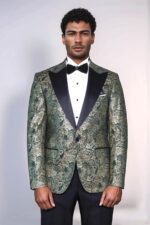 Paisley-Peak-Lapel-Green-Men-Stage-Tuxedo-Jacket-Wessi-1