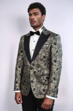 Paisley-Peak-Lapel-Navy-Blue-Men-Party-Blazer-Wessi-2