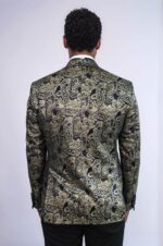 Paisley-Peak-Lapel-Navy-Blue-Men-Party-Blazer-Wessi-4