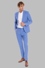 Patterned-2-Piece-Slim-Fit-Light-Blue-Men-Suit-Wessi-1