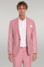 Patterned-2-Piece-Slim-Fit-Pink-Men-Suit-Wessi-4