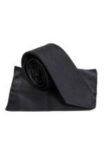 Patterned   Black Men Tie