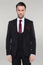 Patterned-Black-Vested-Suit-Wessi-5