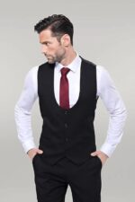 Patterned-Black-Vested-Suit-Wessi-6
