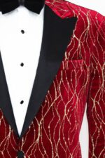 Patterned-Burgundy-Men-Party-Tuxedo-Blazer-Wessi-1